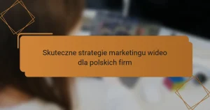 Skuteczne strategie marketingu wideo dla polskich firm